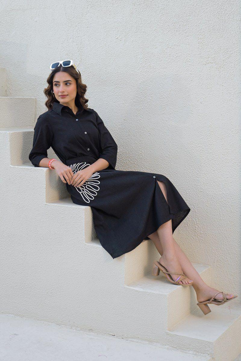 Pure Flex Cotton Black Midi - alternate view